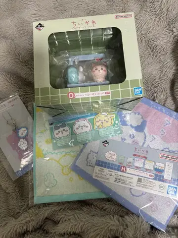 치이카와 피규어와 타월 세트
