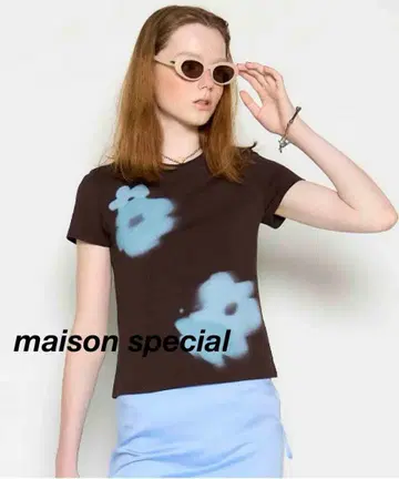 piscess x maisonspecial 티셔츠 플라워 티셔츠