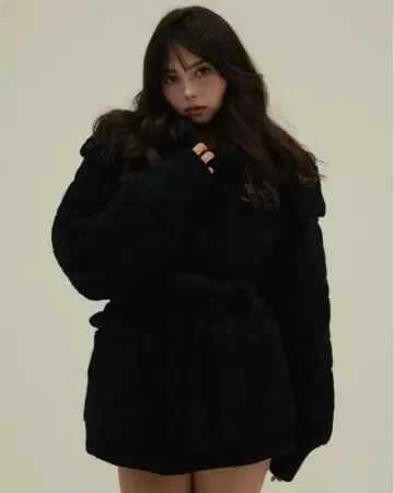 andmary 메리 퀼팅 니트 셰이프 재킷