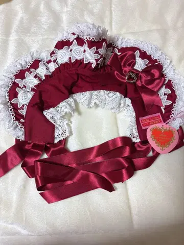 BABY 엘리자베스 보닛 크림슨 미사용 새상품