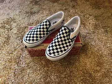 vans 슬립온 체커 플래그