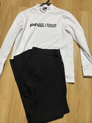PING 골프웨어 LL 상하의 세트
