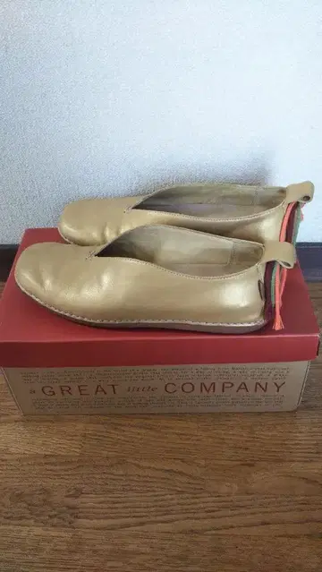 CAMPER 플랫슈즈 골드 24cm