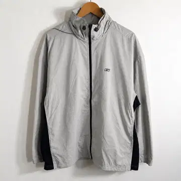 90s 빈티지 Reebok 나일론 자켓 그레이 y2k