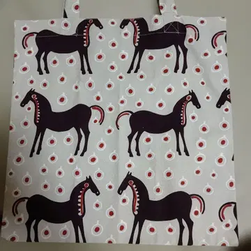 marimekko 말 패턴 토트백