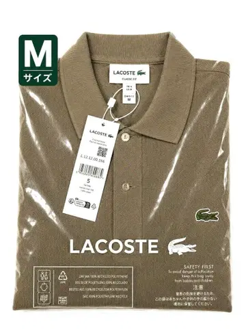 LACOSTE 올리브 피케 셔츠 US M