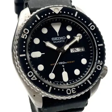 [ 작동 ] SEIKO 블랙보이 7548-7000 다이버 정품 벨트