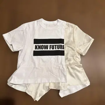 sacai (사카이) KNOW FUTURE 티셔츠 화이트 사이즈 2