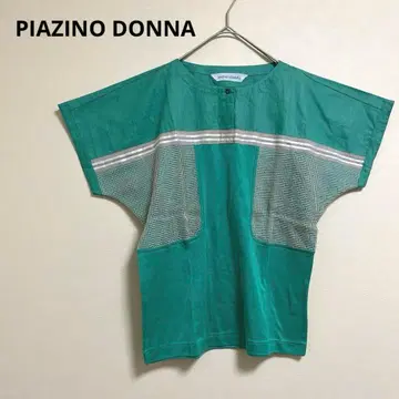 새상품 [ PIAZINO DONNA ] 피아제 돈나 상의 그린 봄 반팔