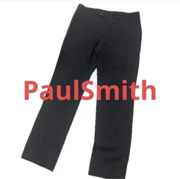 새상품급 Paul Smith 스트라이프 블랙 슬랙스 M 사이즈 폴스미스
