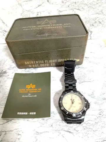 ALPHA INDUSTRIES ANS 손목시계