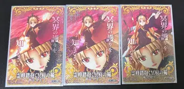 FGO 아케이드 엘레쉬키갈 인연 예장 3장 세트