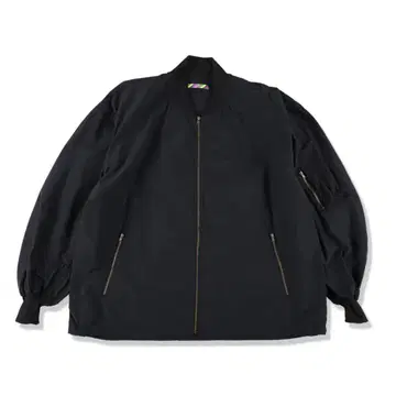 is-ness MILITARY ZIP SHIRT 블랙 사이즈 L