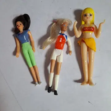 레어 리카짱 인형 바비 인형 3개 세트