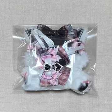 인형옷 양산형 핑크