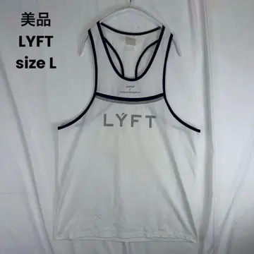 새상품급 LYFT 트레이닝 탱크탑 슬리브리스 화이트