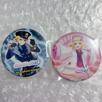 SNOW MIKU 가라오케 특전 캔뱃지 카가미네 렌 카가미네 린