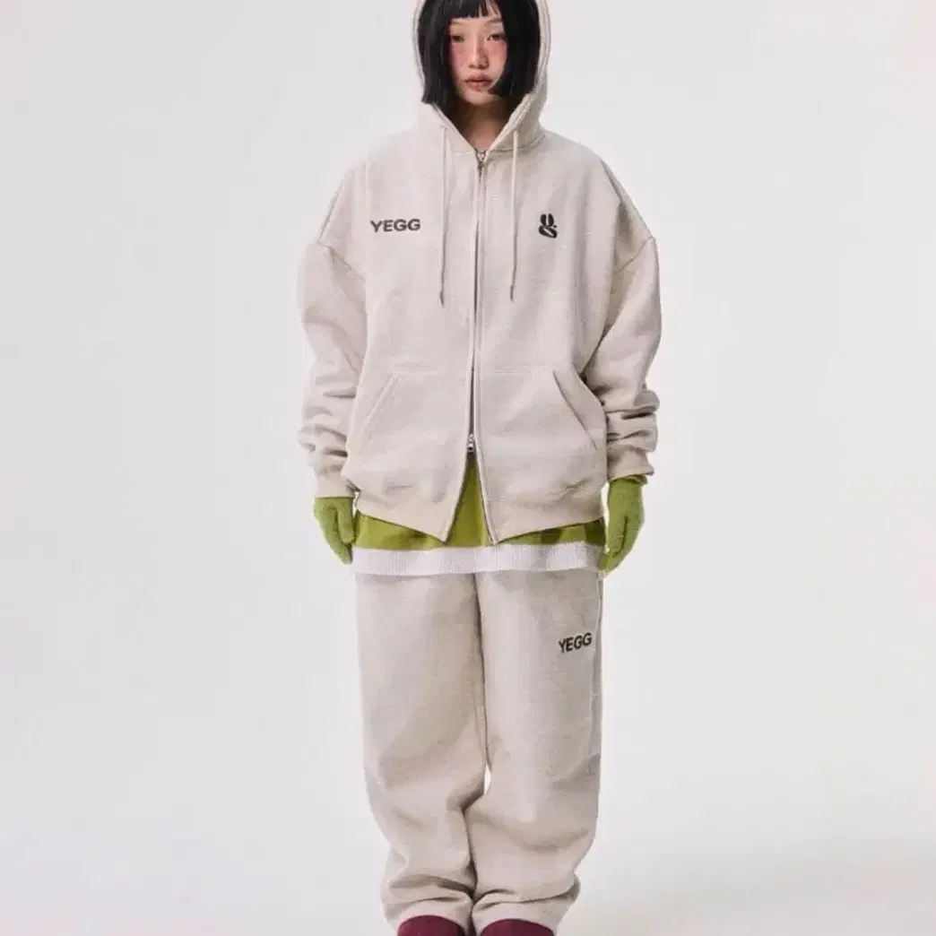 Yegg wing hoodie zip-up training pants set Yegg | Bunjang Global