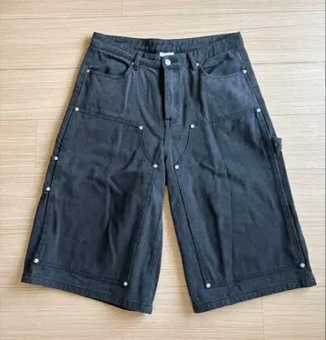 NOMANUAL 24ss C.D.L 버뮤다 팬츠 블랙 L