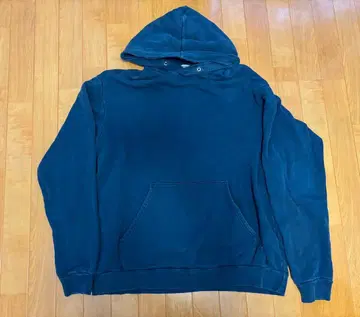 VelvaSheen USA제 네이비 후드 부착 후드티 XL