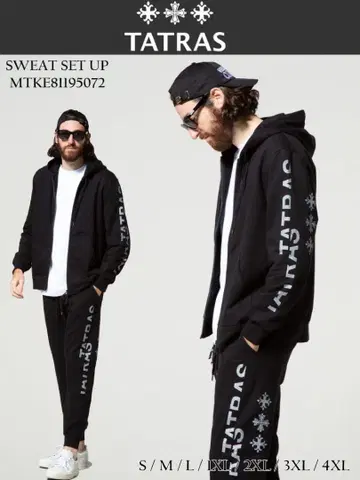 TATRAS 블랙 후드티 MTKE81195072