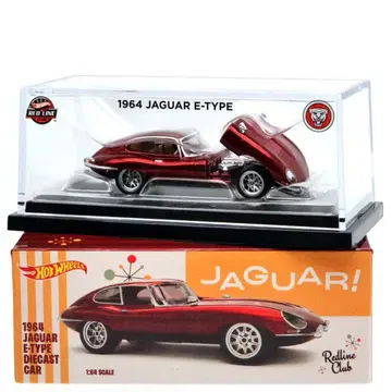핫휠 레드라인 클럽 1964 재규어 E-TYPE (레드)