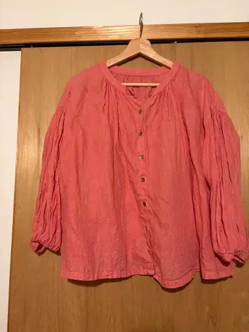 네스트로브 nest Robe 린넨 개더 셔츠