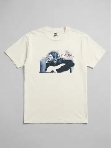 [레어] Kurt Cobain 프린트 티셔츠