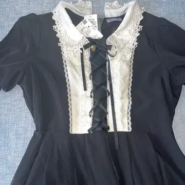 가격 인하된 axes femme kawaii 레이스 옷깃 롱 원피스