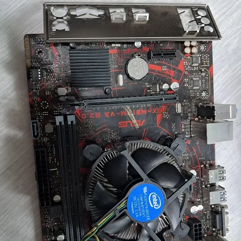 ASUS EX-H310M-V3 메인보드 + i5 9400f CPU쿨러