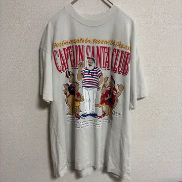 CAPTAIN SANTA CLUB T셔츠 MEDIUM 화이트