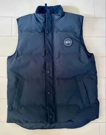 CANADA GOOSE 다운 베스트 XL 4151MB 블랙 라벨