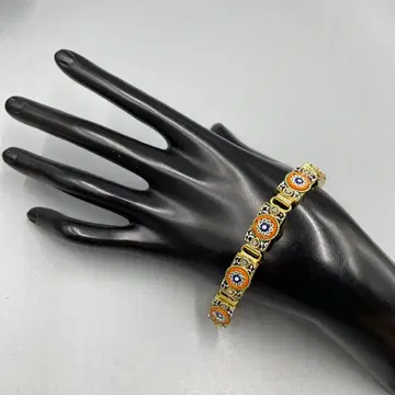 41 빈티지 이탈리아제 모자이크 유리 팔찌