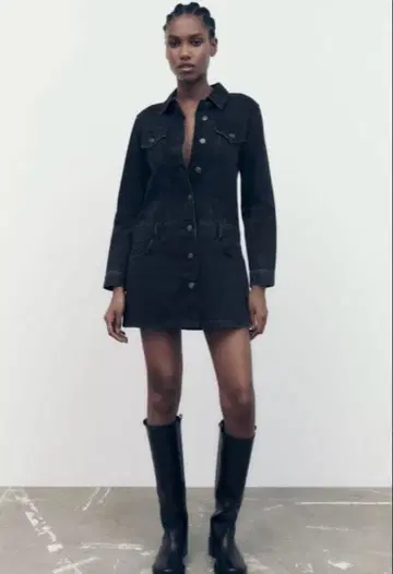 ZARA 데님 원피스