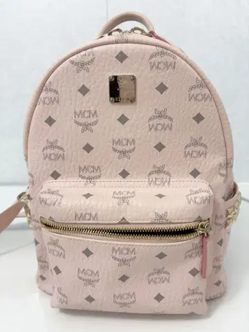 MCM 파우더 핑크 백팩