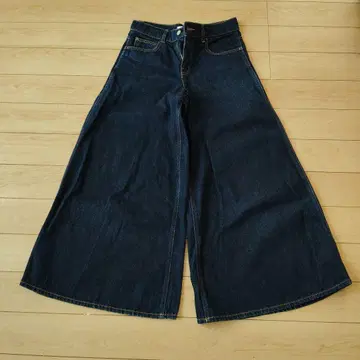 ZARA 프리미엄 데님 컬렉션 와이드 플레어 팬츠