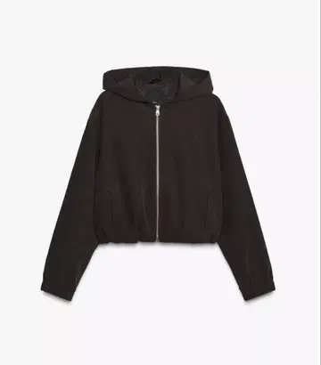 ZARA 후드 부착 점퍼 S