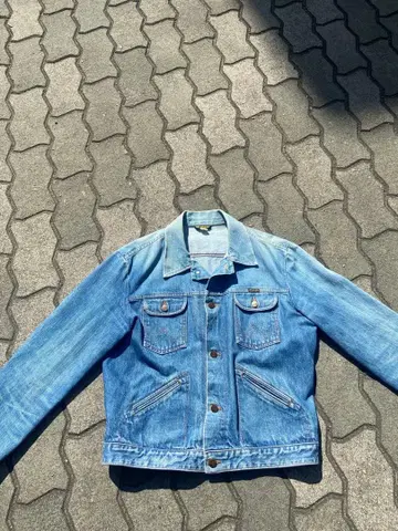 70s 전반기 레어 124mj vintage wrangler 데님 자켓