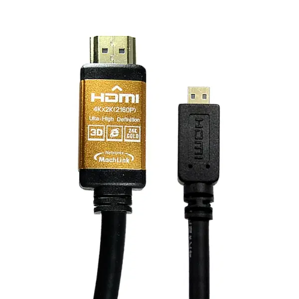 태블릿/카메라 HDMI to Micro HDMI 2.0 케이블 1.8m