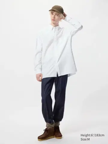UNIQLO JWA 옥스퍼드 오버 사이즈 셔츠