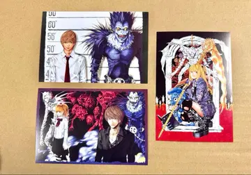DEATH NOTE 데스노트 엽서 야가미 라이토 미사 3장 세트