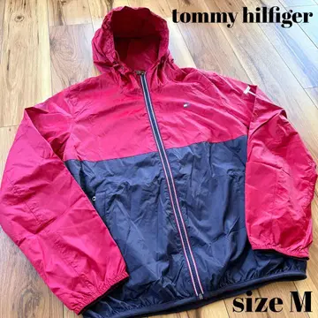 tommy hilfiger 바이컬러 나일론 후드티 M
