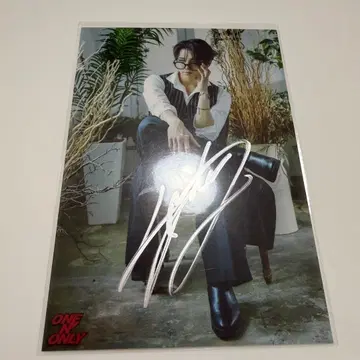 ONE N' ONLY HAYATO 타카오 하야토 브로마이드 사인