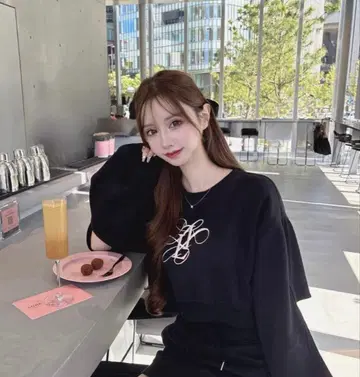 lumignon 루미뇽 LL 로고 스웨트 세트업