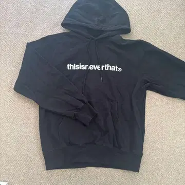thisisneverthat 블랙 로고 후드티 S 사이즈