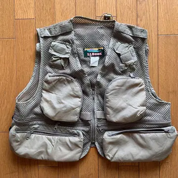 90s LL bean 메쉬 낚시용 조끼
