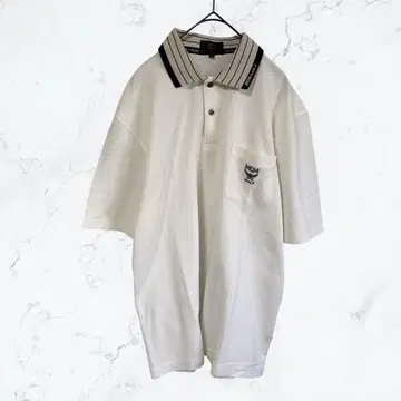 14470 [초레어] MCM 골프 피케 셔츠 LL 사이즈 일본제 빈티지