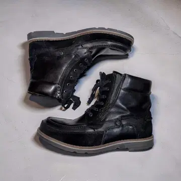 Y2K Double Zip Lace Up Boots Gimmick