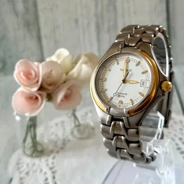 [ 레어 ] TISSOT 티쏘 손목시계 라운드 티타늄 남성용 T660