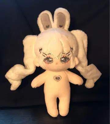 20cm 무속성 봉제 인형 [ 트윈 테일 와이어 포함 탈부착 가능 ]